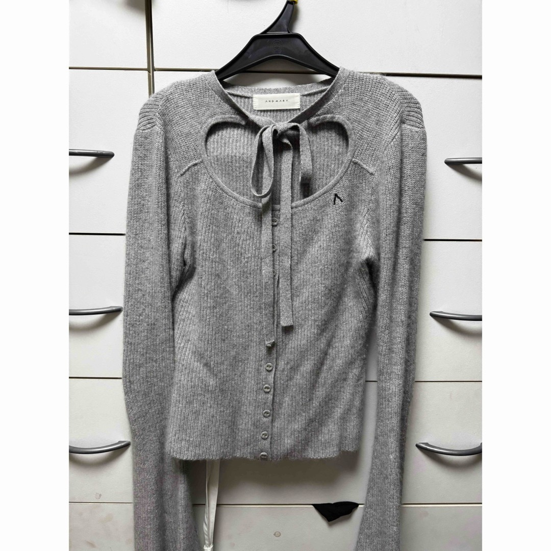 andmary Carol ribbon tops ニットの通販 by ☽｜ラクマ