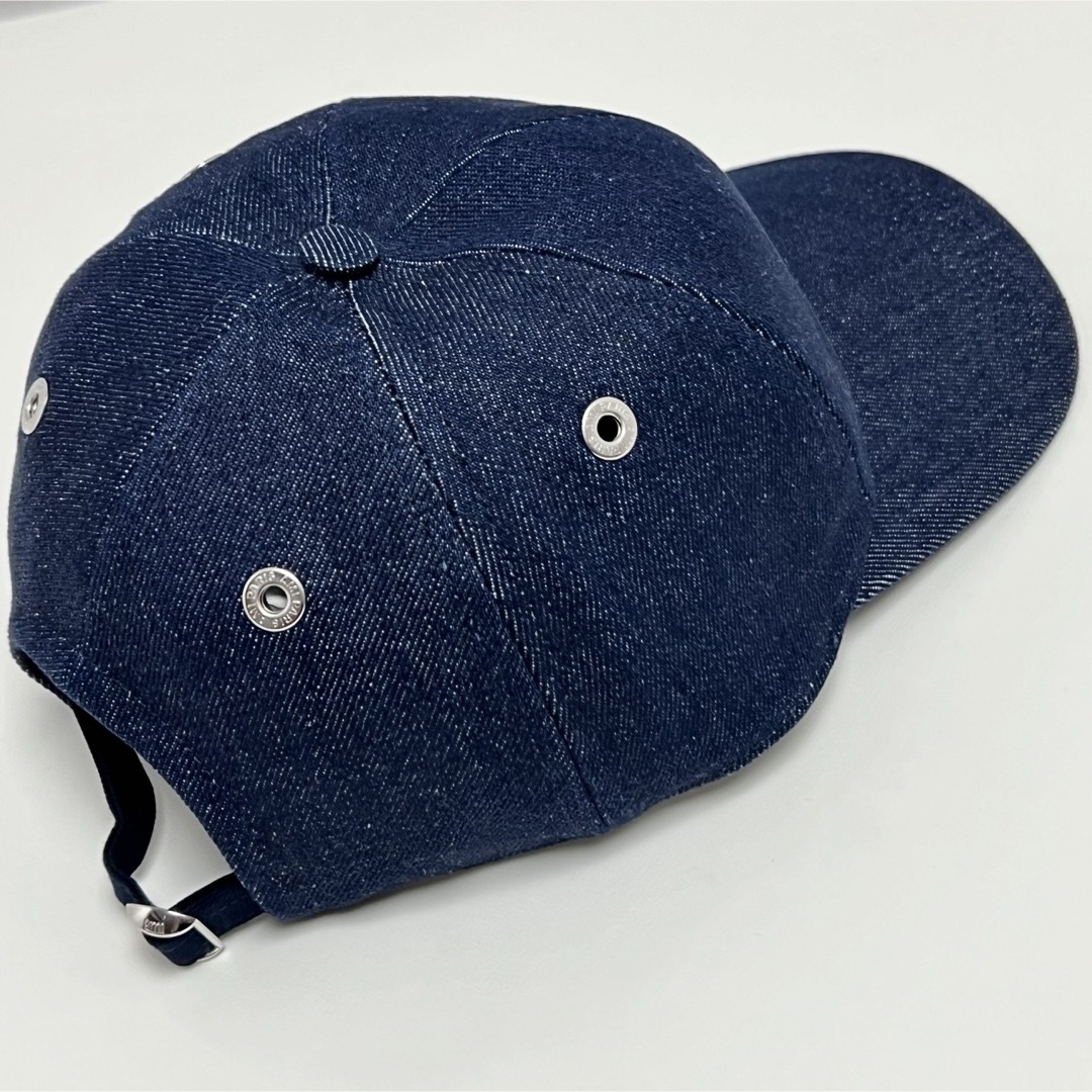 ami - 新品 AMI PARIS アミ 刺繍ロゴ パリス デニム キャップ 帽子 CAP