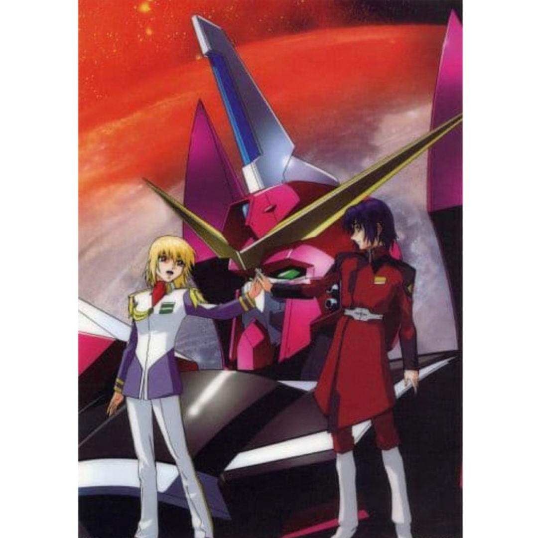 激レア】機動戦士ガンダムSEED アスラン＆カガリ アートポスター(プラ