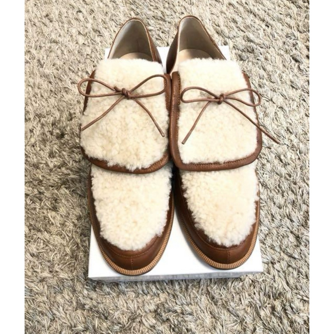 NEBULONI E. - ネブローニ ムートンコンビレースアップシューズの通販