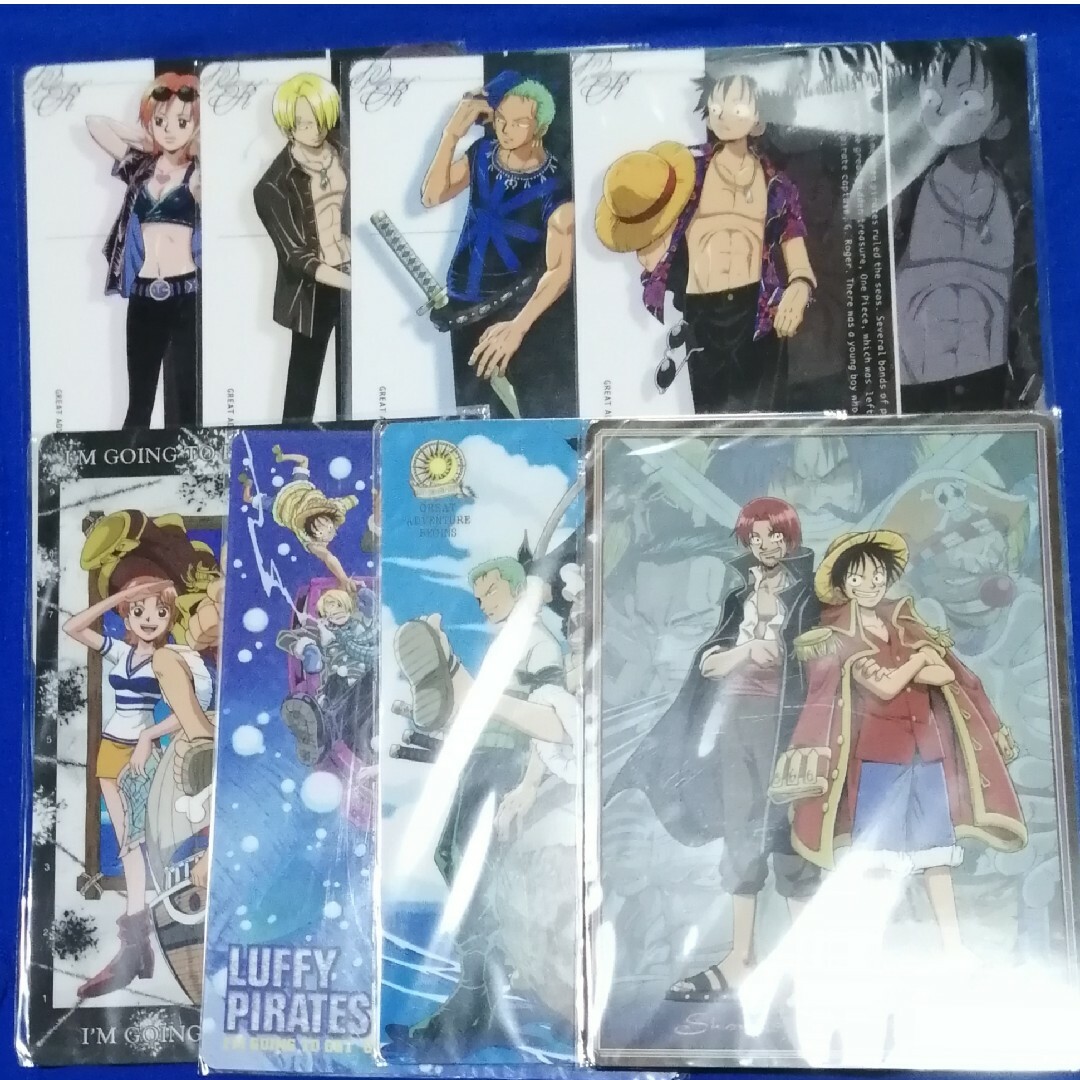 集英社 - ONEPIECE ワンピース アニメ 初期 下敷き 8枚 セットの通販