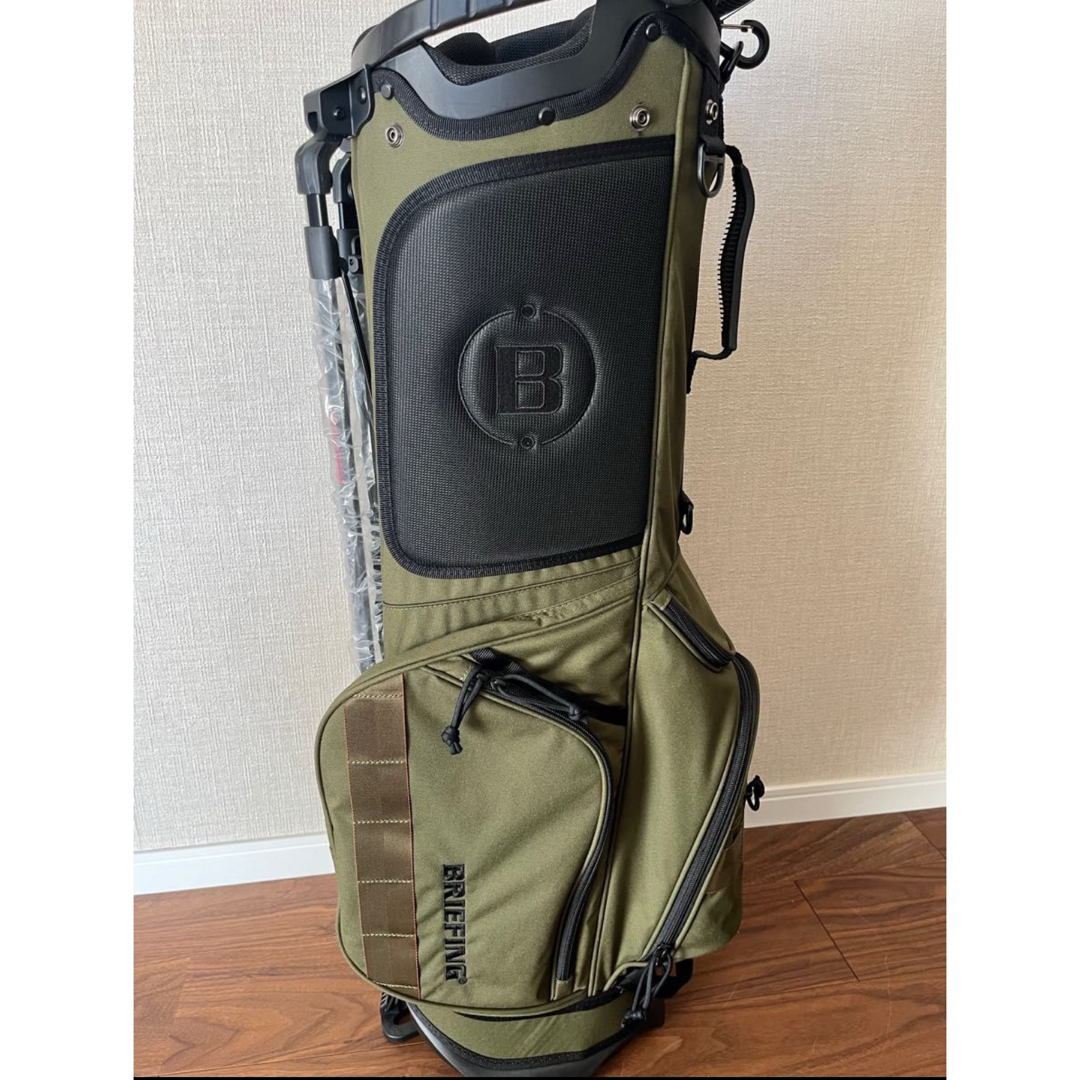 BRIEFING キャディバッグ オリーブ・ブラック限定20周年 BRIEFING