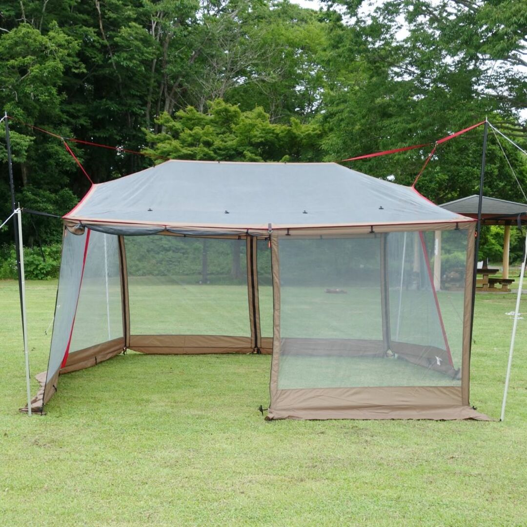 美品 スノーピーク snowpeak タープスクリーンレクタL TP-401 メッシュ