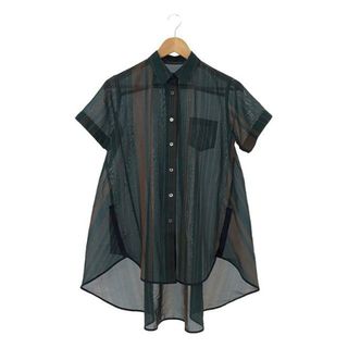 sacai（ストライプ ・ シャツ/ブラウス(半袖/袖なし)）のフリマ
