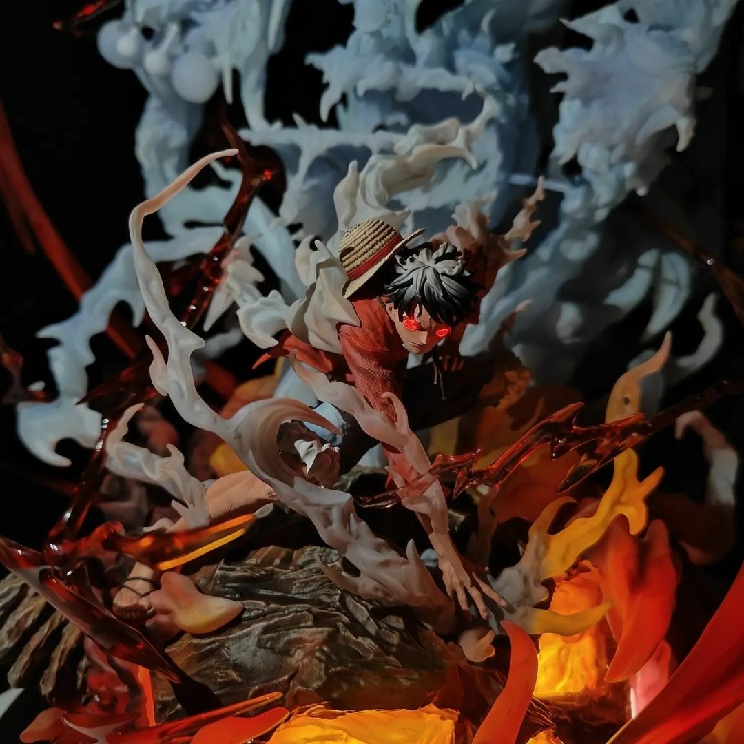 ワンピース ルフィ ギア5 ニカ ガレージキット フィギュア 塗装済み