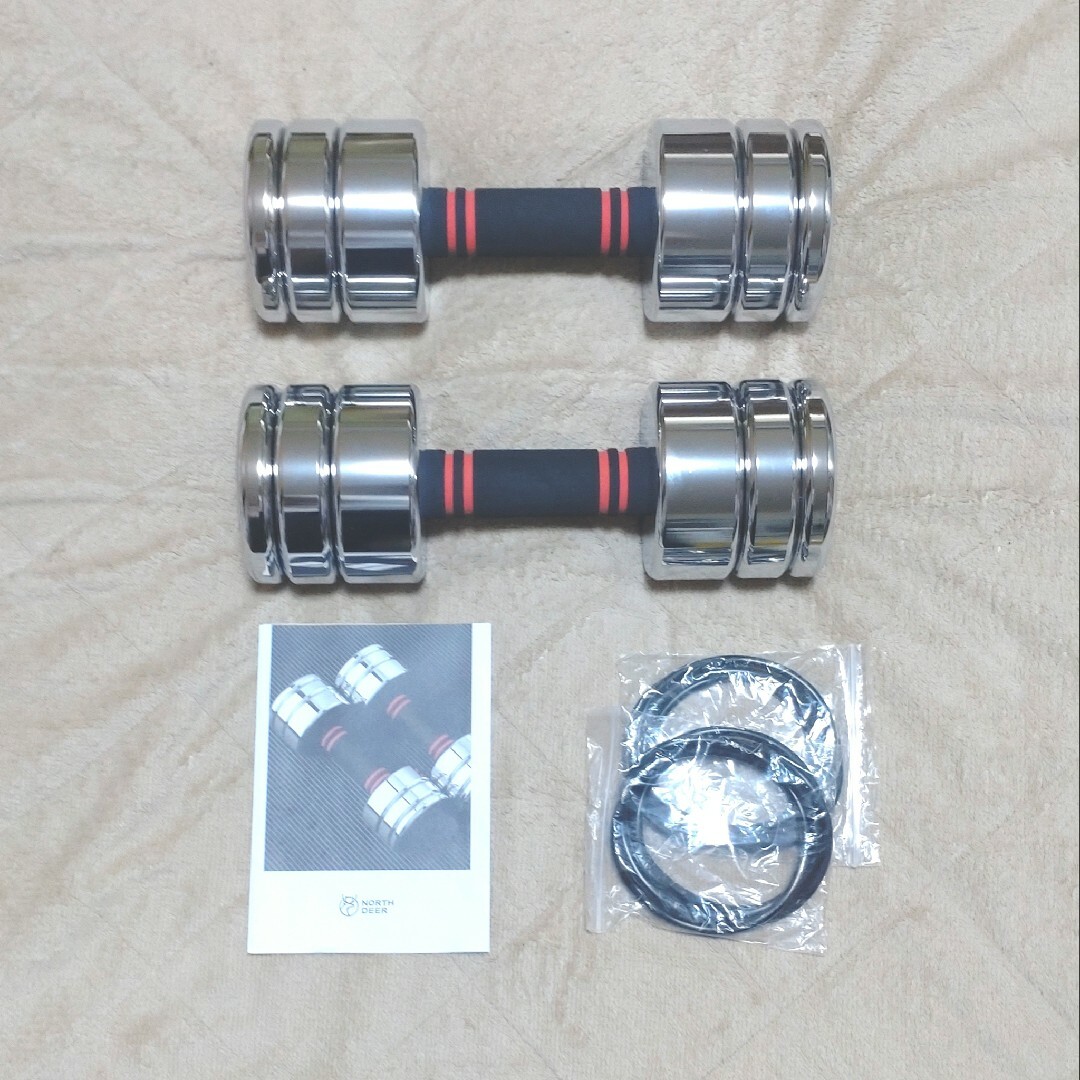 しゅう】NORTH DEER 15kg x2 ダンベル しゅう】NORTH DEER 15kg x2
