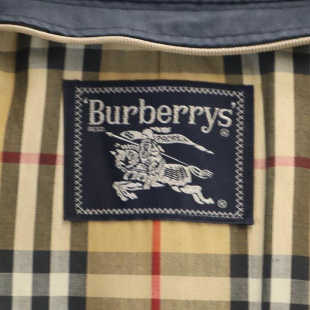 BURBERRY - バーバリーズ 90s オールド ステンカラーコート ネイビー