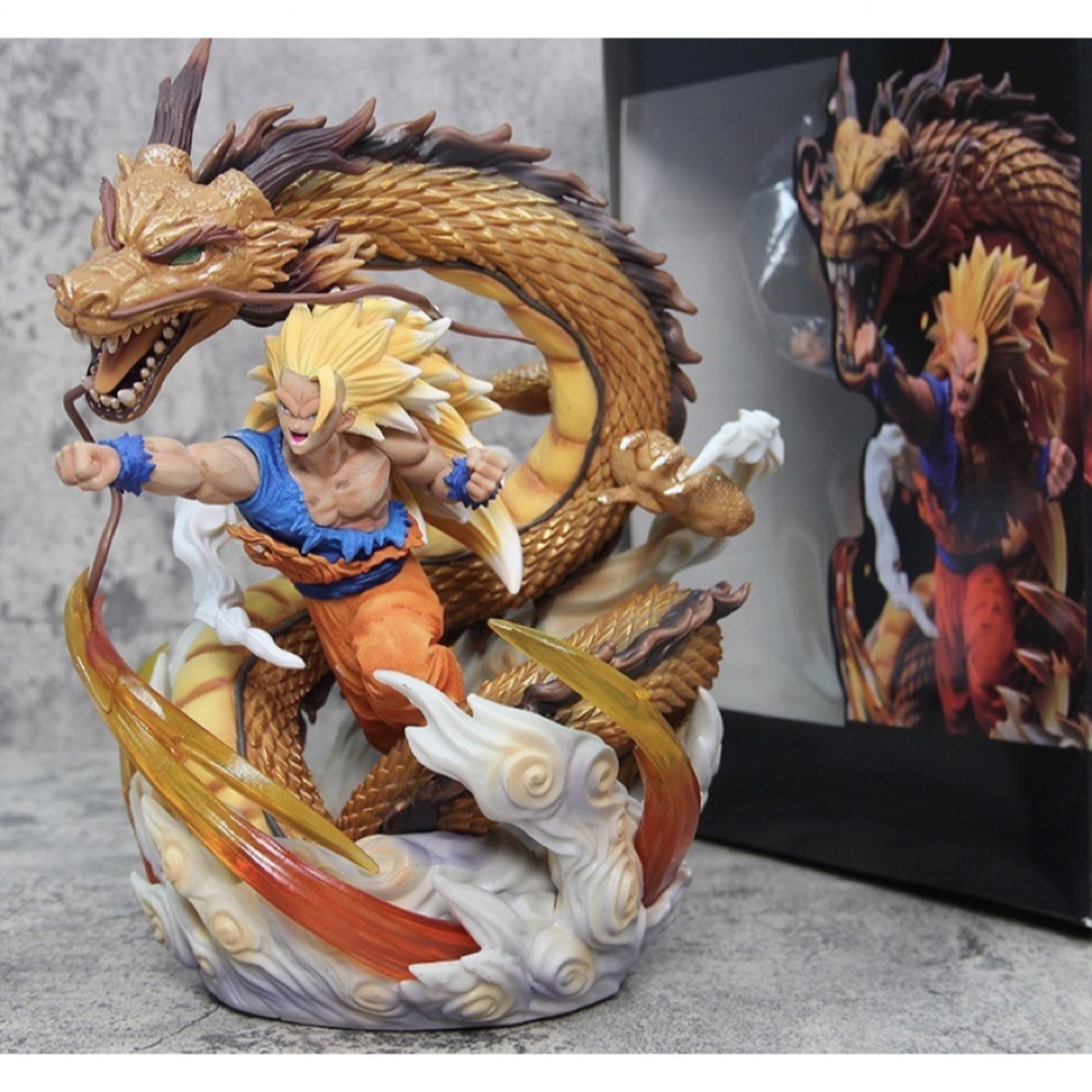 ドラゴンボール 孫悟空 神龍 フィギュア PVC製品 ガレージキットの通販