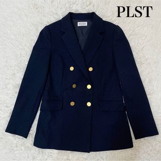 PLST - 美品♡プラステ テーラードジャケット 紺ブレ 金ボタン