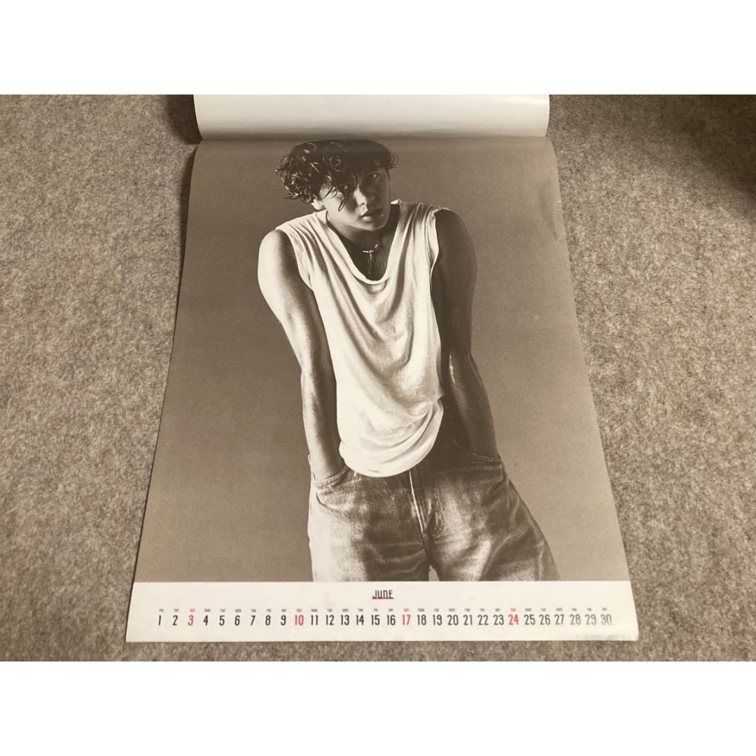 男闘呼組 入手困難グッズ○1990年版カレンダー バックナンバー 男闘呼