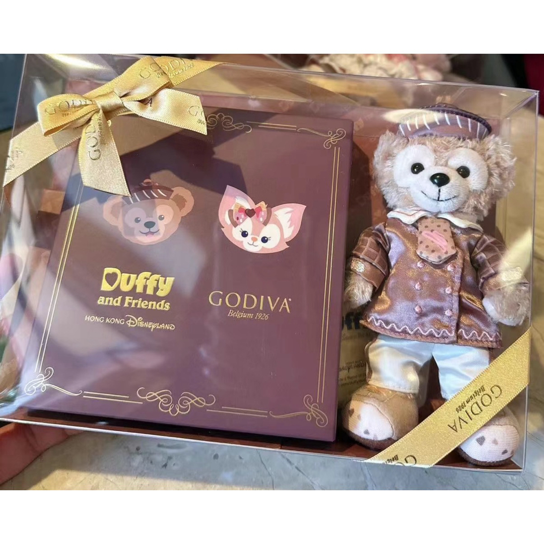 Disney - 香港ディズニー ダッフィー GODIVAゴディバ ぬいぐるみ+