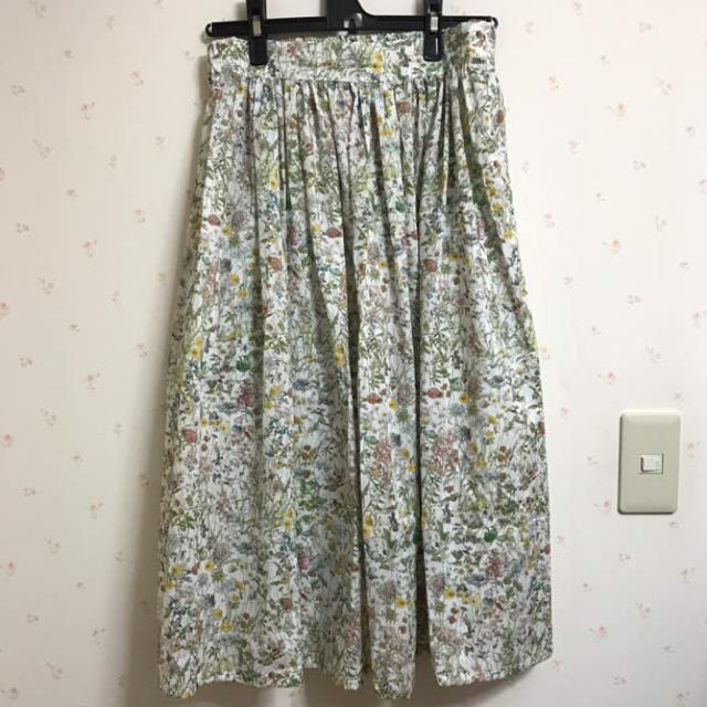 YAECA ヤエカ リバティ タック キュロット フローレンス 花柄 S 日本製