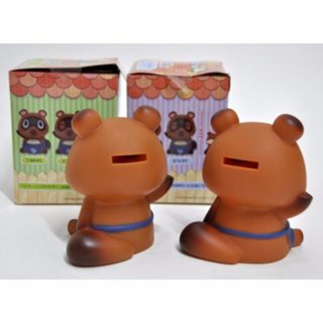 任天堂 - とびだせどうぶつの森 つぶきち まめきち 貯金箱2個セットの