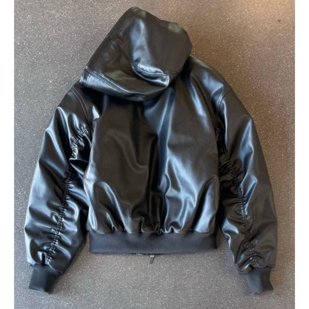 adidas Originals - 新品L Adidas W PLEATHER レザージャケット KU6857