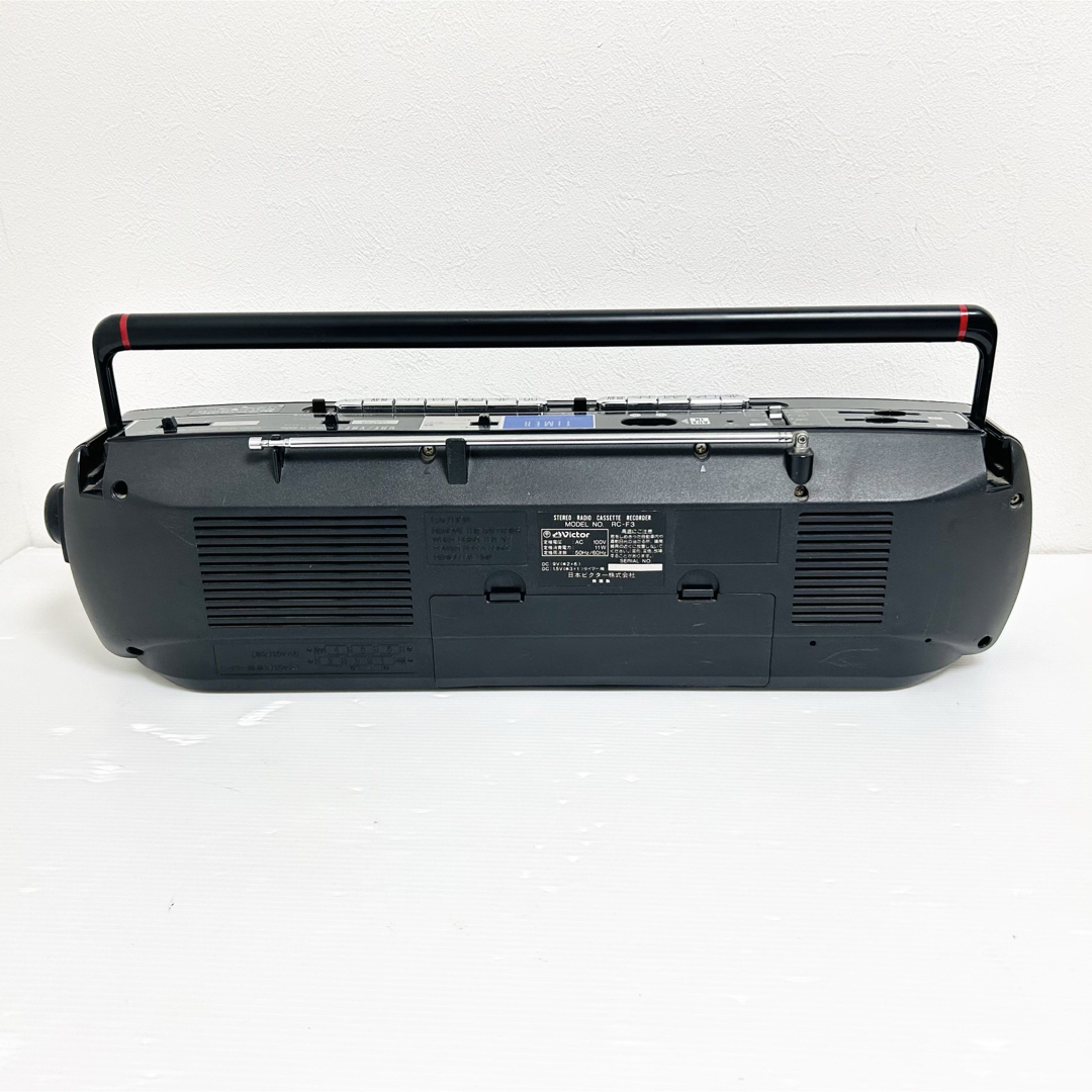 Victor - Victor ステレオラジカセ カセットプレーヤー RC-F3 ブラック