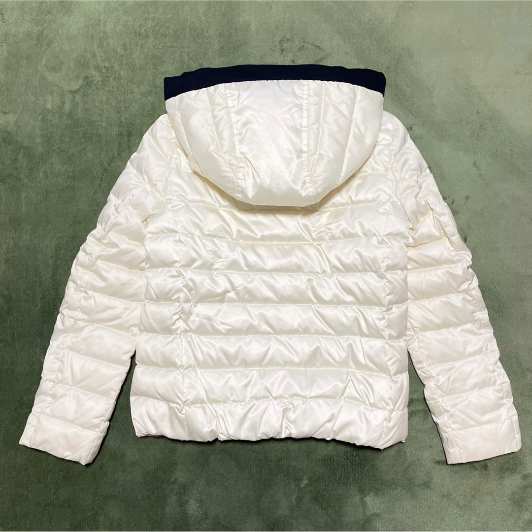 ダーマコレクション リブニット使い ダウンジャケット アウター Sサイズ 白
