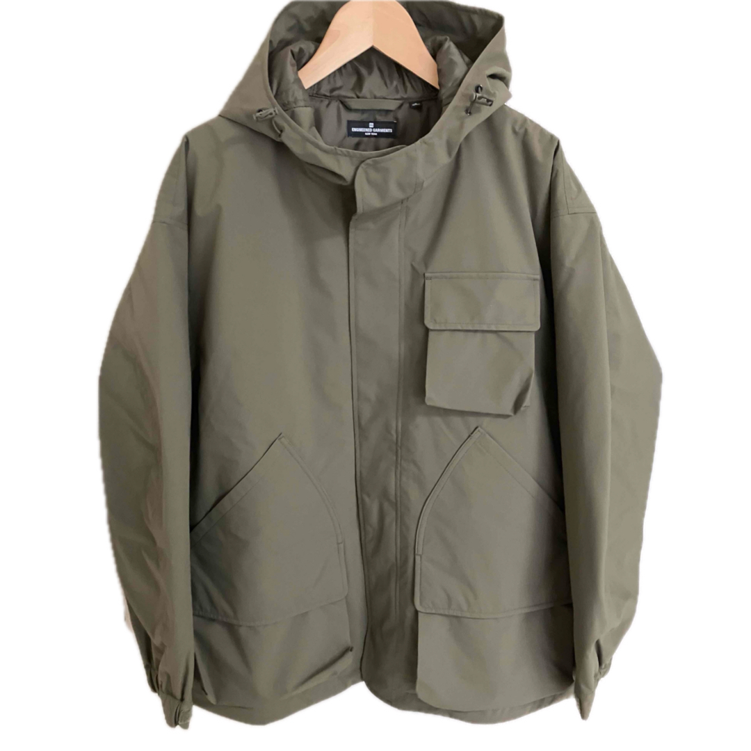 GU - GU×エンジニアードガーメンツ パデッドシェルパーカー オリーブの