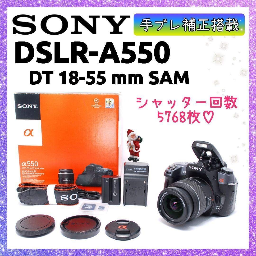 ❤即購入1000円OFF❤ SONY α550 手ブレ補正搭載 レンズキット