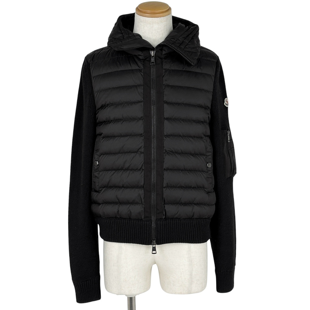MONCLER - モンクレール ニット切替 ダウンジャケット メンズ M 【中古