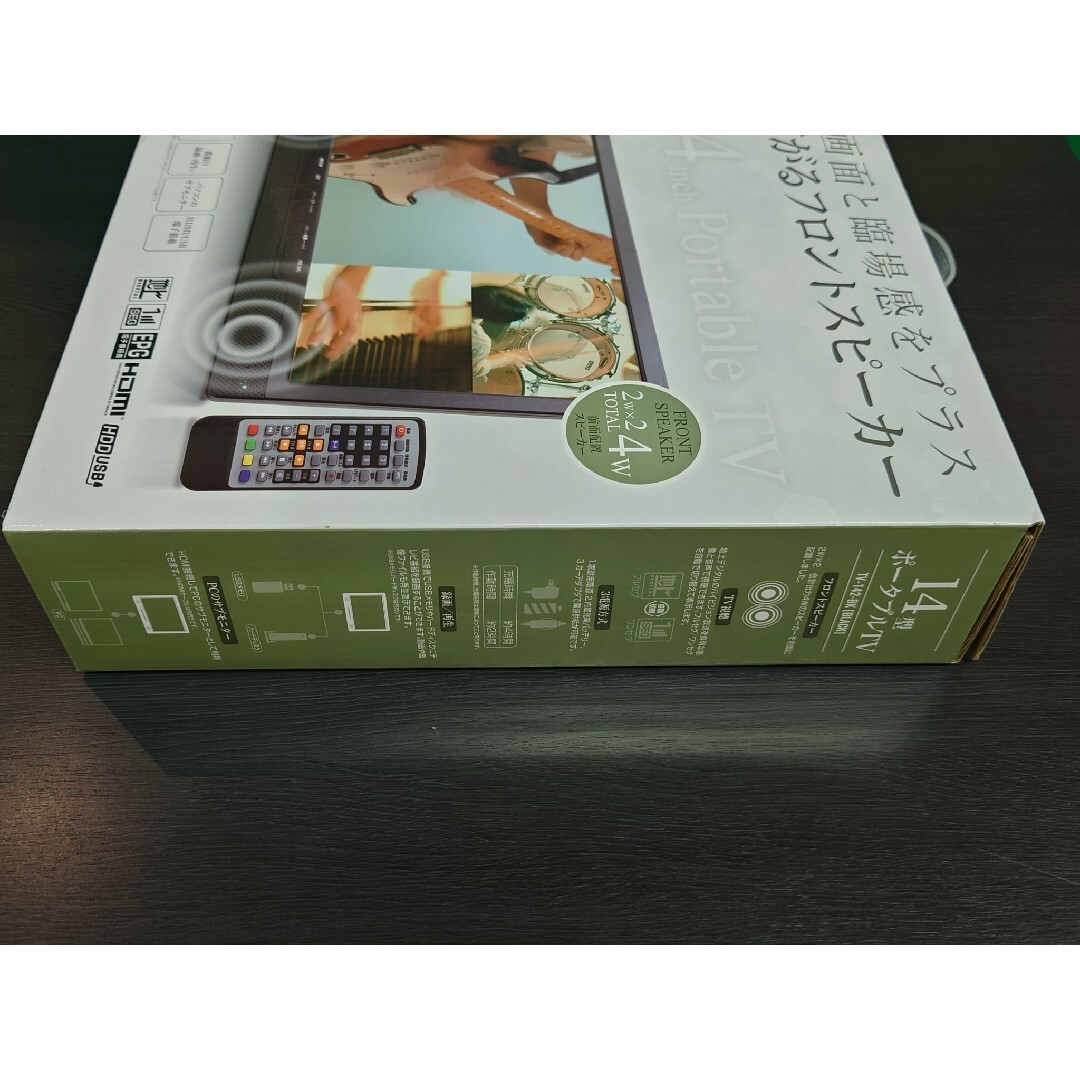 新品】KNOT 14型 ポータブルテレビ TV -142 BKの通販 by どさんこ's