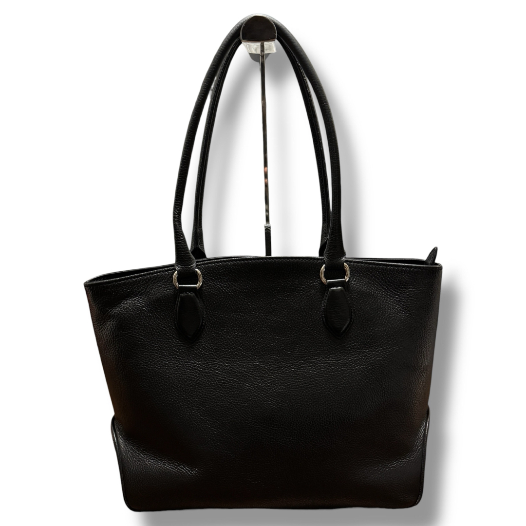 Samsonite HOXTON ラウンドトート 牛革 イタリアンレザー 黒の通販はau