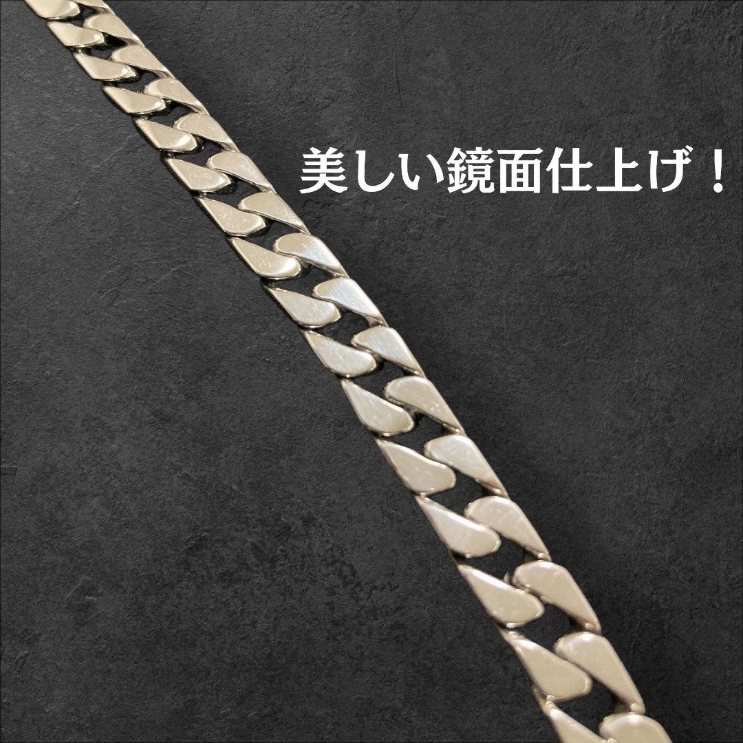 喜平 ネックレス 50cm 8mm 高級 重厚 S925 刻印有 鑑定書付きの通販は