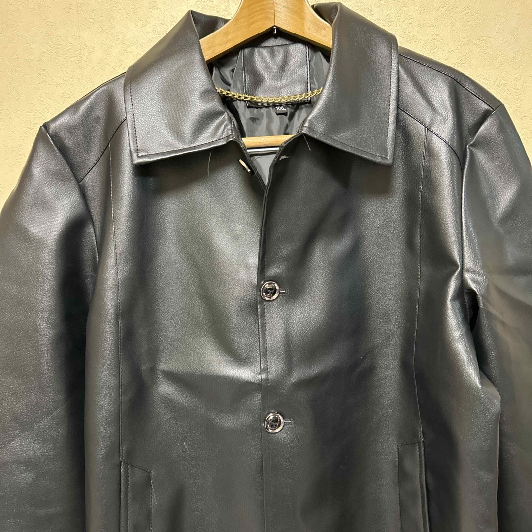 ラム革ショウト、ジャケット、コート〜新品未使用品〜サイズXXLの