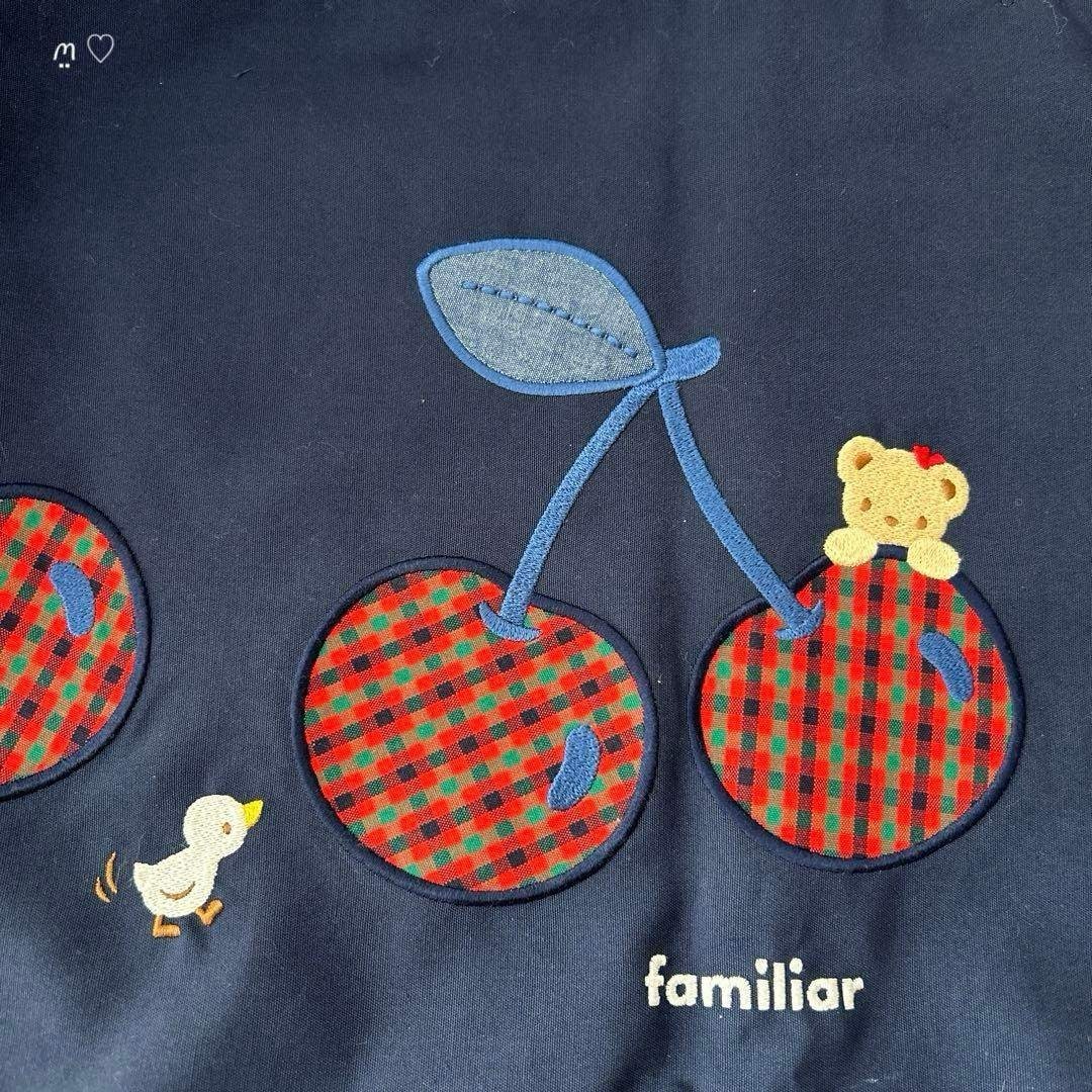 familiarファミリア さくらんぼ チェリーレッスンバッグ トートバッグ