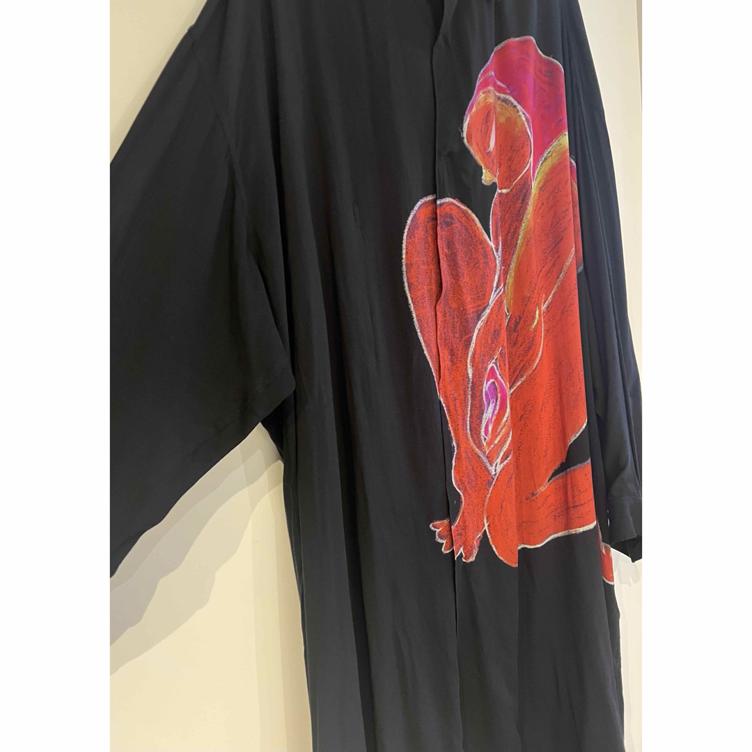 Yohji Yamamoto プールオム19ss 朝倉優佳 ロングシャツ