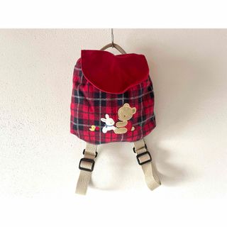 familiar - ファミリア リュック 1L位 キッズ 女児 赤系【中古】【新