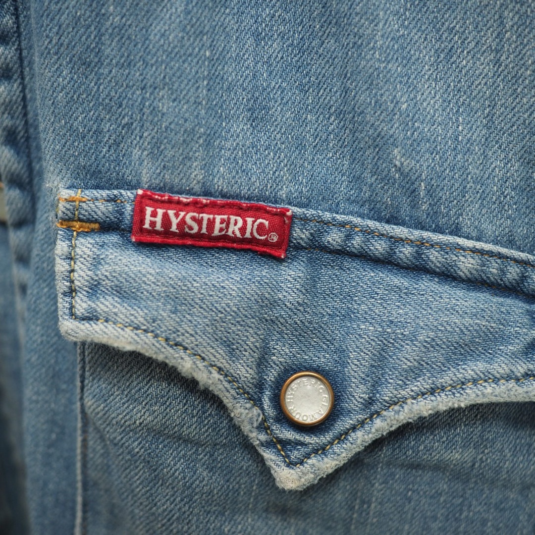 HYSTERIC GLAMOUR - HYSTERIC GLAMOUR｜定番デニムウエスタンシャツ（L