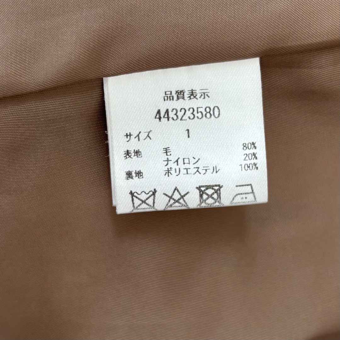 JUSGLITTY - JUSGLITTY スタンダードPコート キャメル ロングコート