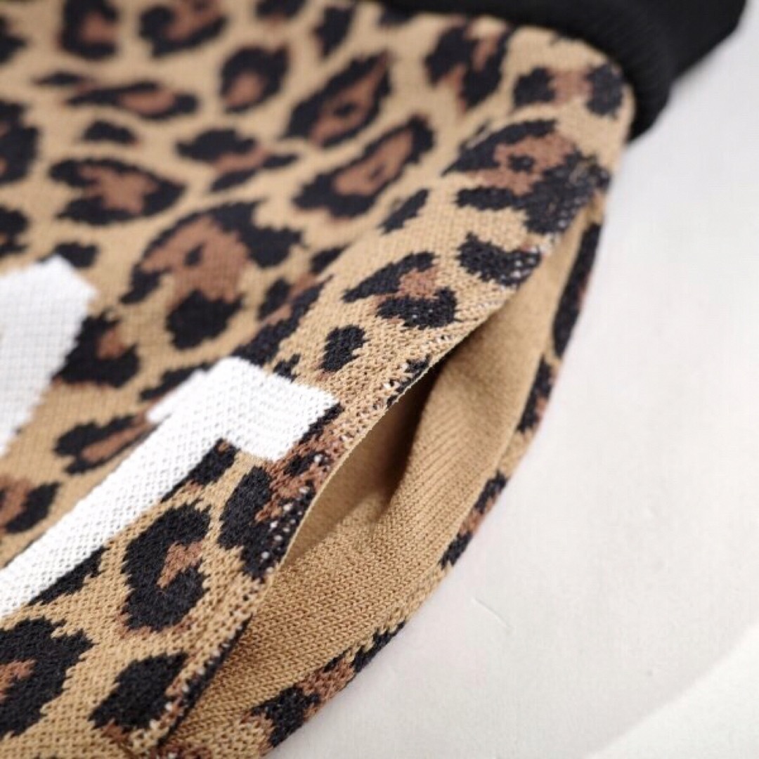 PEARLY GATES - 【PEARLY GATES】秋冬 レオパード柄 ニット ストレッチ