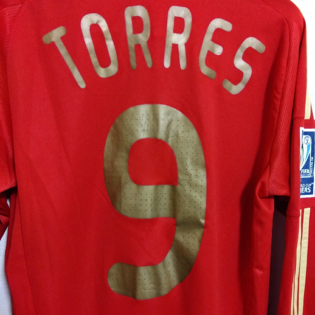 激レア】サッカースペイン代表2010年 フェルナンドトーレス ユニフォーム L