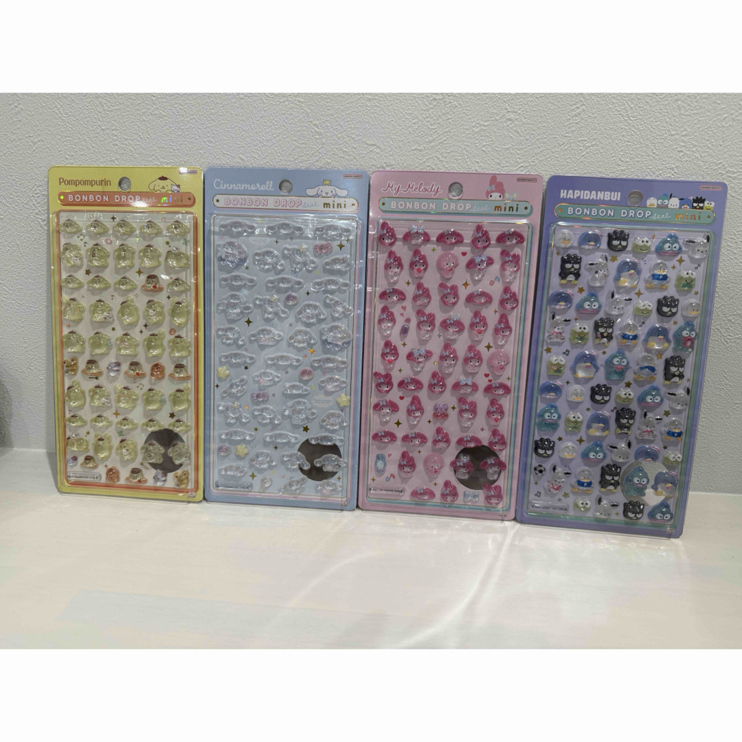 サンリオ - ボンボンドロップシールmini サンリオ8点まとめ売りの通販