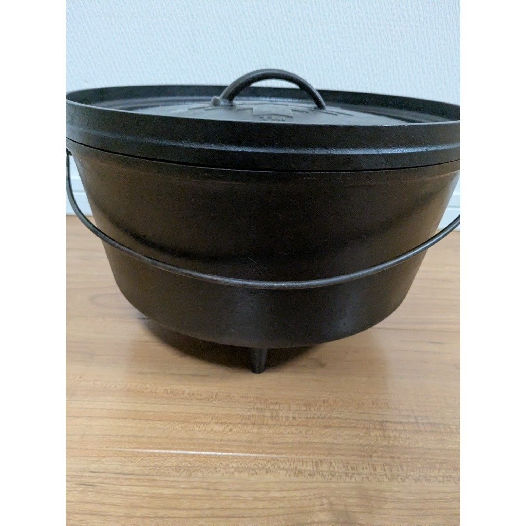 希少モデル】 LODGE 12インチDEEP ダッチオーブン キャンプオーヴン