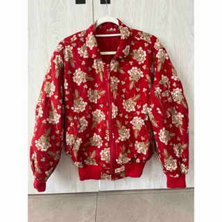 PINK HOUSE - ピンクハウス ブルゾン ジャケット パッチワーク裏地 赤