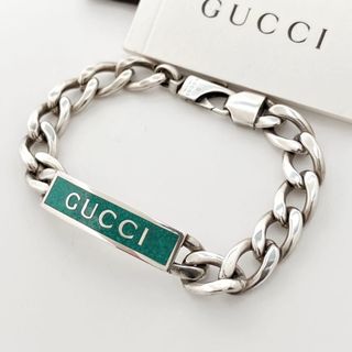 GUCCI - 【超レア廃盤美品】GUCCI ブレスレット 喜平 オールドグッチ