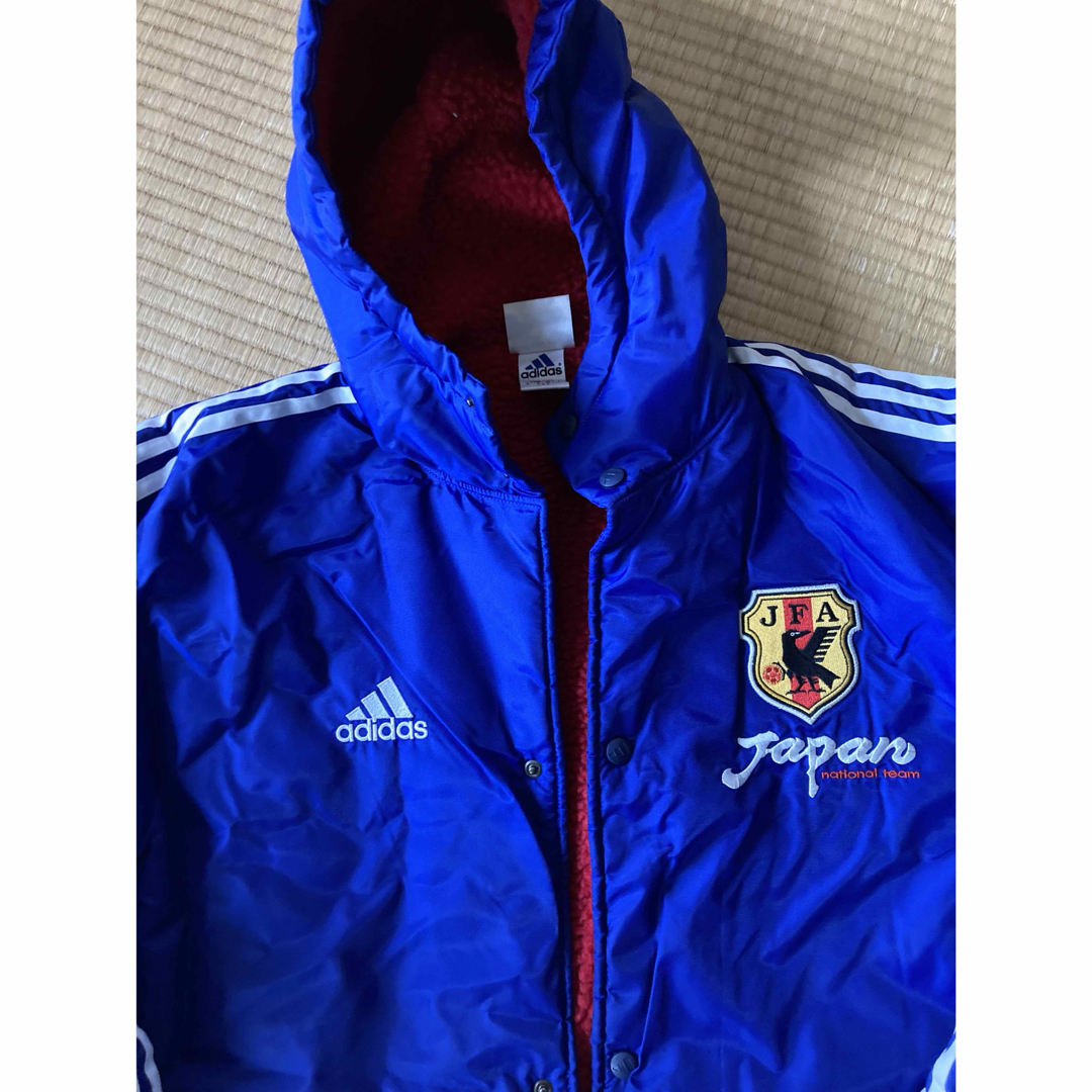 adidas 日本代表 ベンチコート Lサイズ 裏ボア 防寒 コート