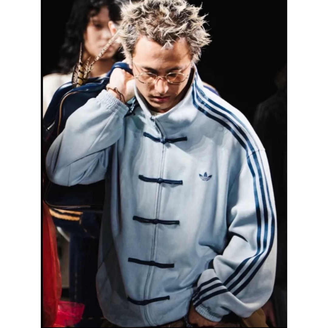 海外限定XS Adidas CTT ジャケット ライトブルー KT3846