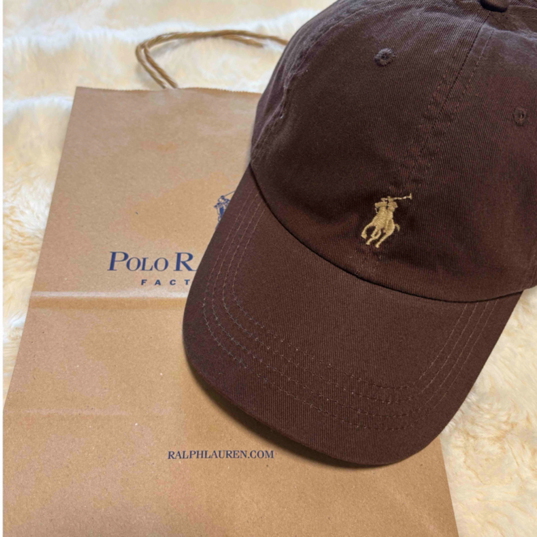 POLO RALPH LAUREN - ポロラルフローレン ブラウンキャップの通販 by