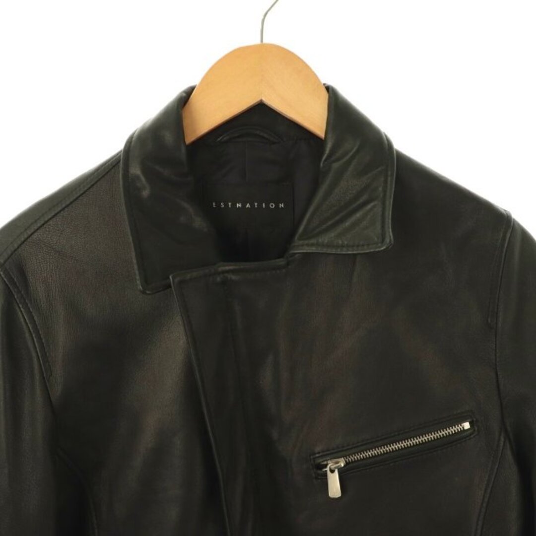 ESTNATION - エストネーション ラムレザージャケット ライダース