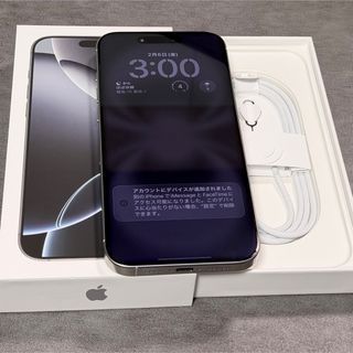 Apple - 【香港版】 iPhone 16 Pro 256GB ホワイトチタニウムの通販 by