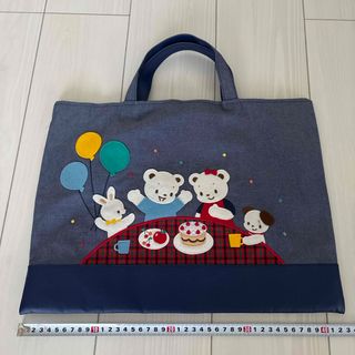 familiar - 神戸松蔭 夏制服 ファミリア風 デニムバッグ レッスン