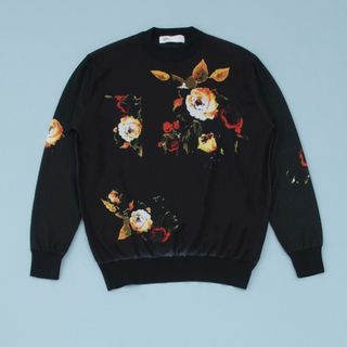 TOGA - TOGA 19SS Flower Print Docking Knit ニットの通販 by USED