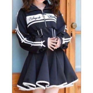 LIZ LISA - リズリサ リボンチェックジャンパースカート 赤の通販 by