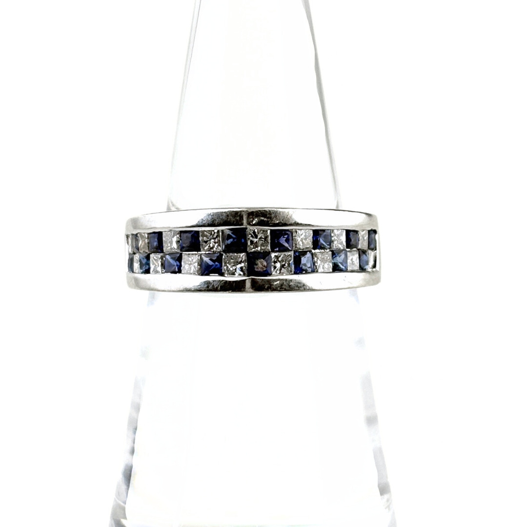 サファイア デザインリング 12号 K18 【中古】の通販 by バイセル