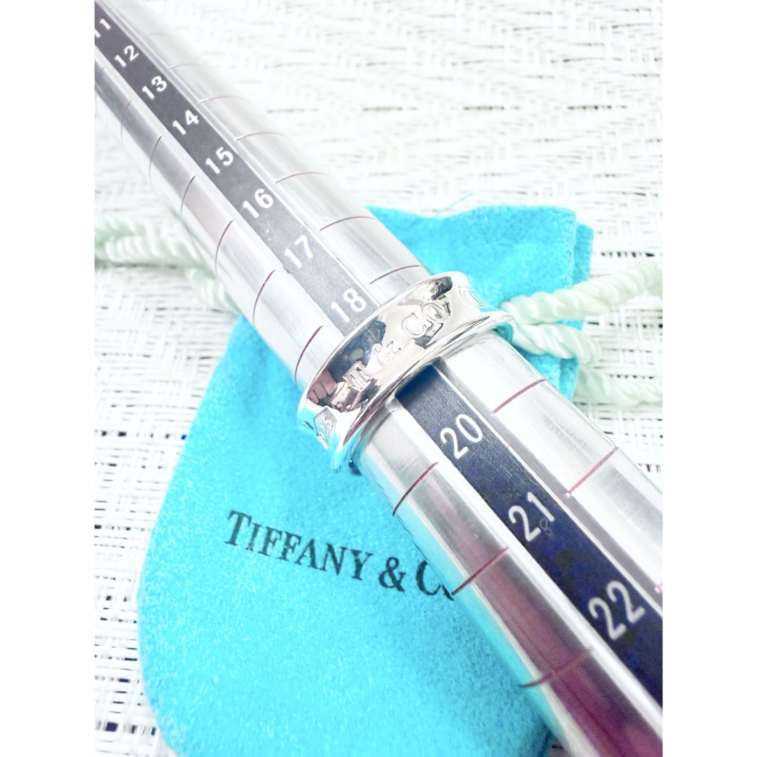 Tiffany & Co. - ティファニー ナローリング 指輪 19号 研磨済み 1837