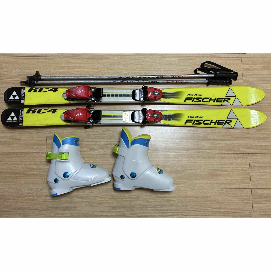 FISCHER - FISCHER Hart ジュニアスキー4点セット フィッシャー ハート