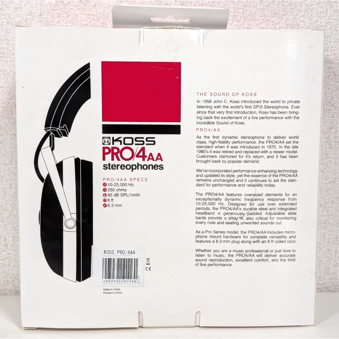 KOSS ( コス )PRO/4AA モニターヘッドホン 有線カールケーブルの通販